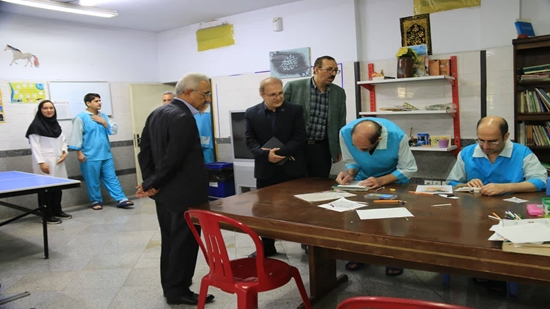 دیدار نوروزی رئیس دانشگاه علوم توانبخشی و سلامت اجتماعی از مرکز روانپزشکی رازی 